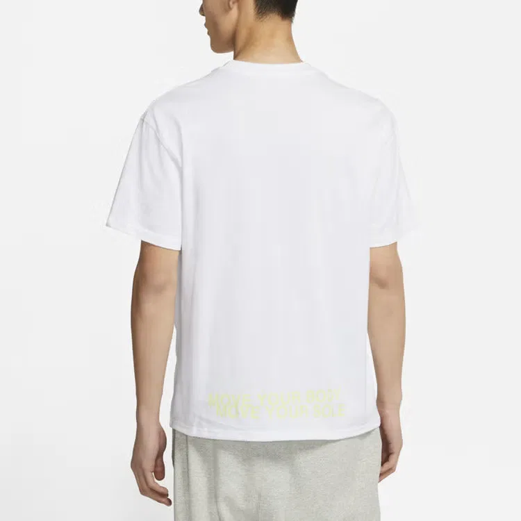 Футболка с принтом World Tour Nike, белая — фото 4