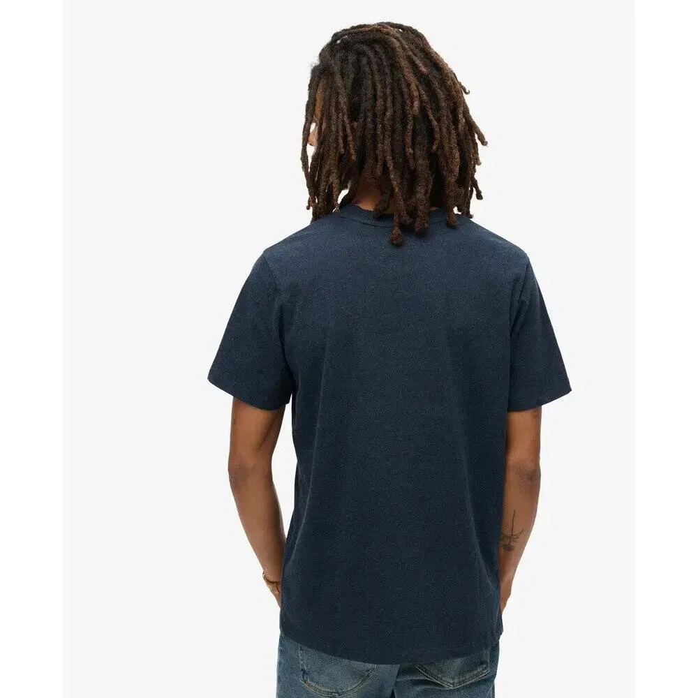 Мужская футболка с принтом Copper Label Workwear Superdry, Blue — фото 4