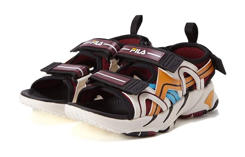FILA KIDS Детские сандалии для подростков, удобные, дышащие и легкие, красные, черные, белые — фото 3