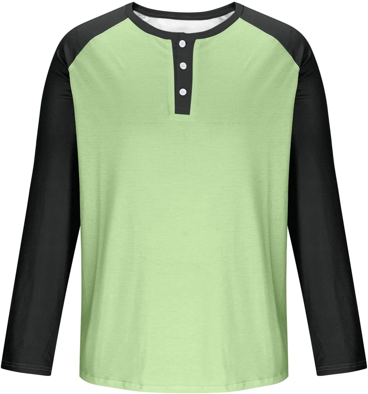Мужская футболка-поло с рукавом 3/4 Raglan Slim Fit, 1-gray — фото 3