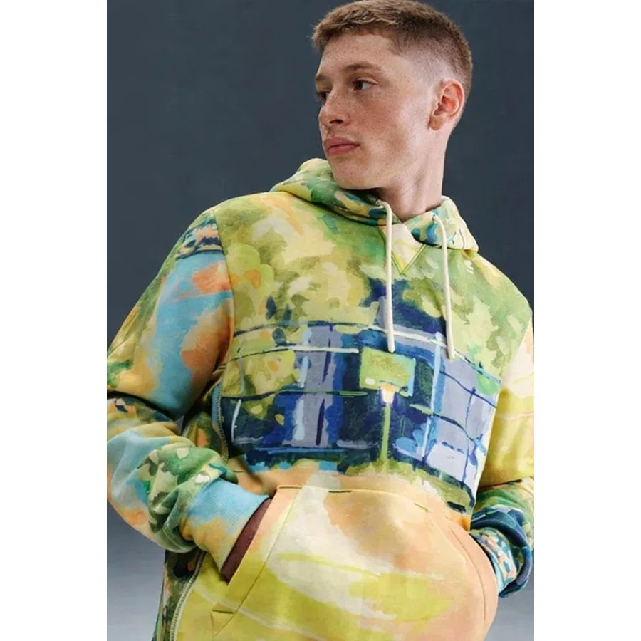 Свитшот мужской с капюшоном Therma-Fit Pullover Basketball Hoodie Nike, Зеленый