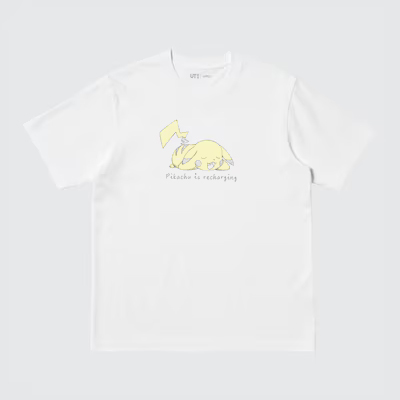 

Футболка Uniqlo Pokemon белый