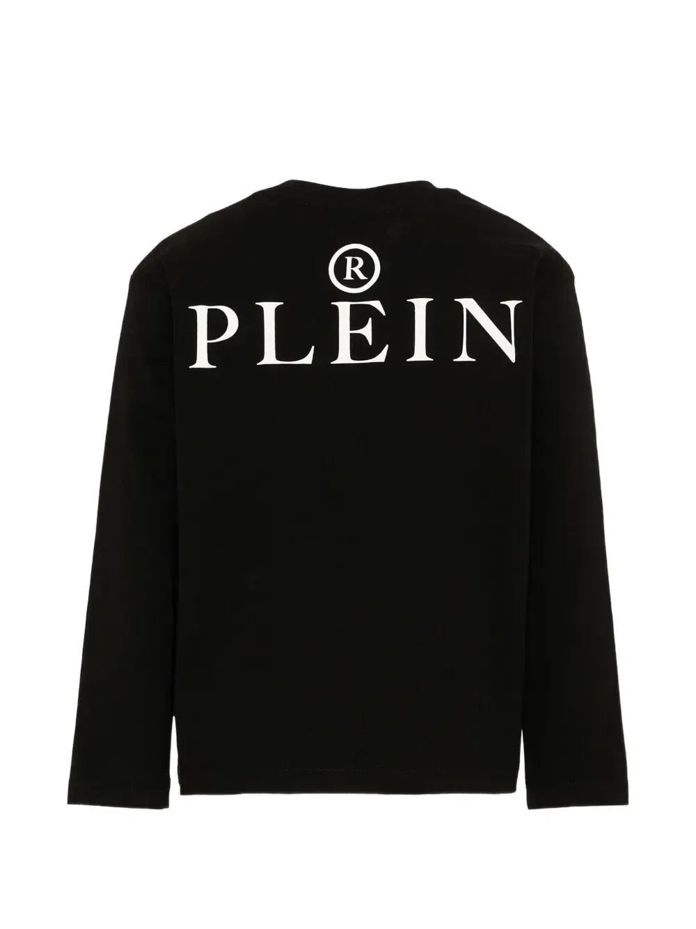 Футболка с длинными рукавами с принтом черепа Philipp Plein Junior, черный — фото 2