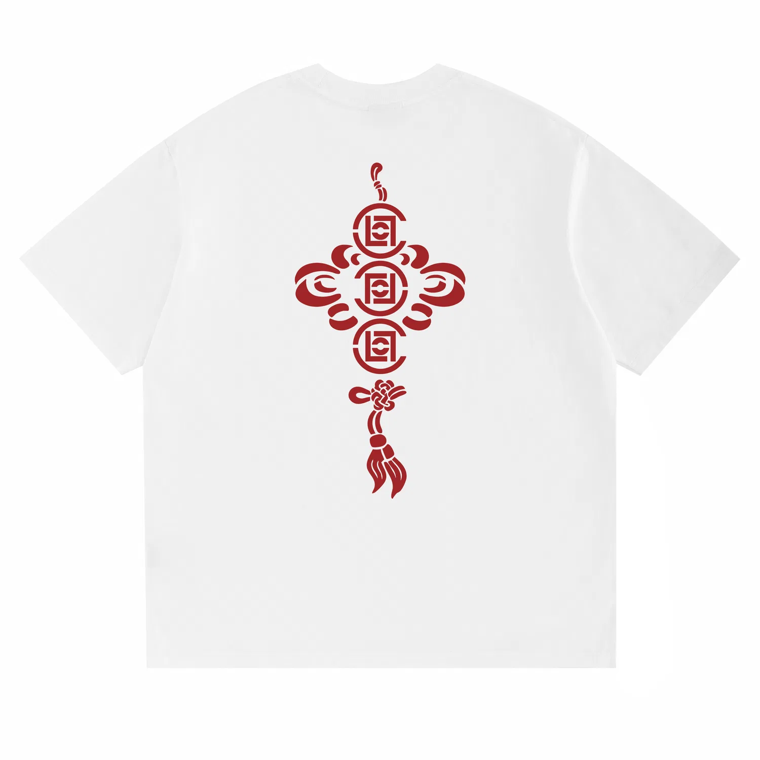 Детская футболка с круглым вырезом, свободного кроя, CLOT, Heather Gray (320g Heavyweight 100% Cotton) — фото 4