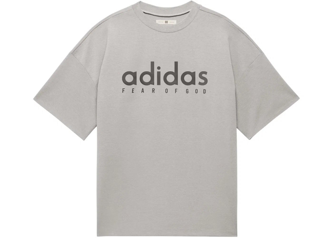 Мужская футболка с коротким рукавом Fear Of God Athletics Adidas, Medium Grey Heather