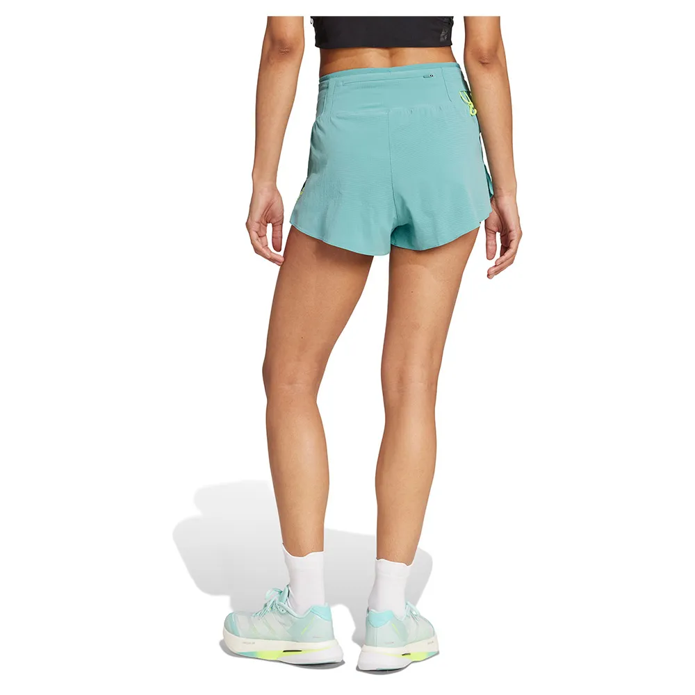Шорты adidas Adizero Gel Pocket 2В'' shorts, синий — фото 2