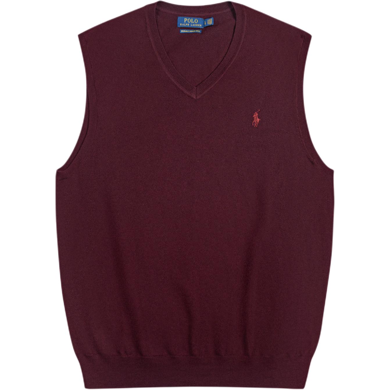Мужская майка Polo Ralph Lauren, бордовый
