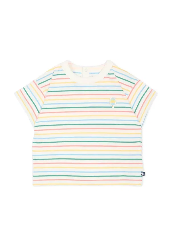Футболка полосатая unisex Petit Bateau multi-coloured, мультиколор