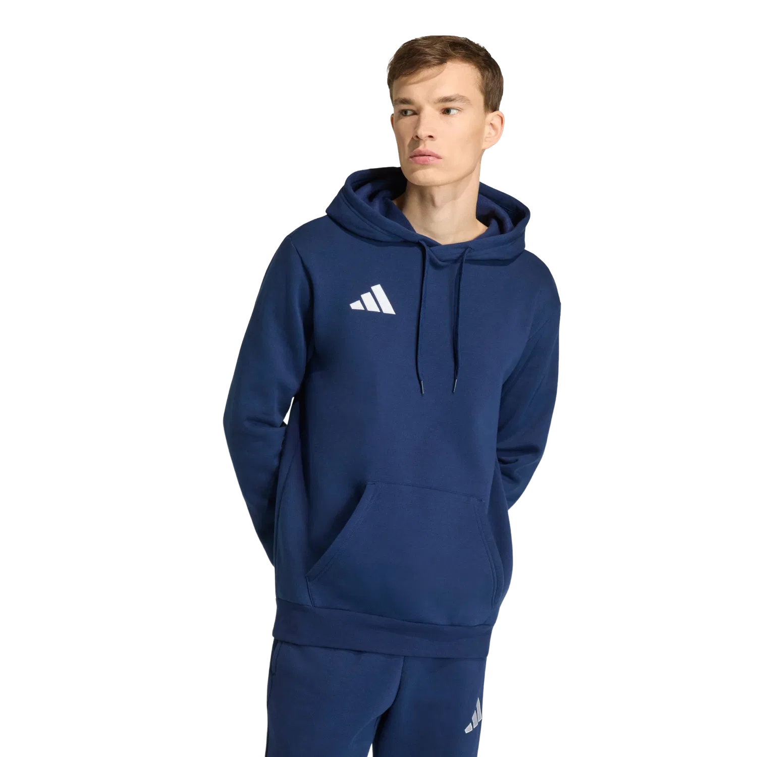 Мужское худи с регулируемым капюшоном Adidas Entrada26, синий — фото 2