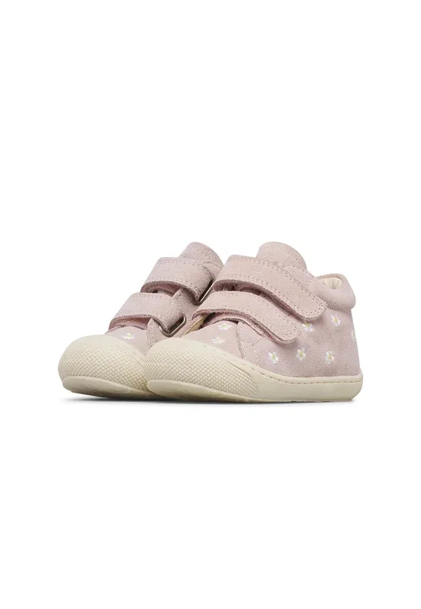 Ботинки на кожаной подкладке Cocoon vl embr daisies - touch-strap shoes Naturino, Puderrosa, пудрово-розовый — фото 2