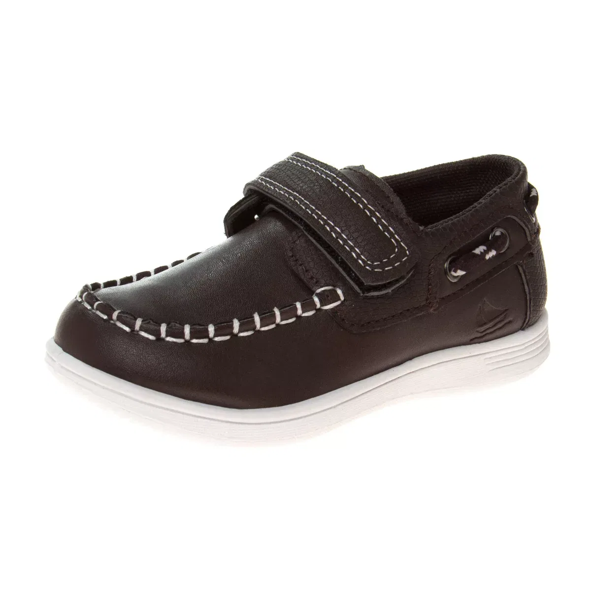Детские туфли-лодочки из экокожи с моделью ROPE Boat Shoes Sail, Brown