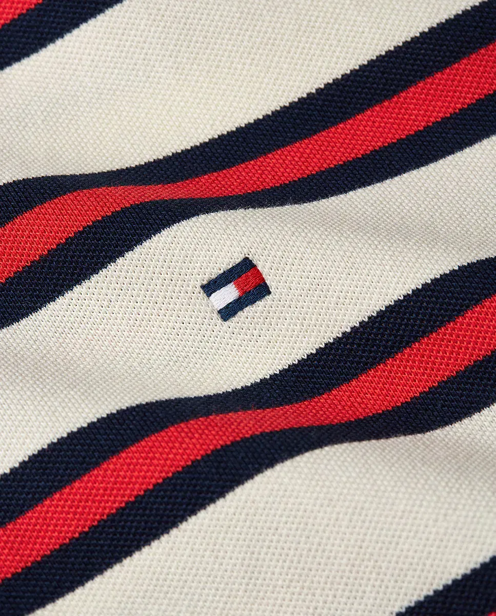 Женское поло с длинным рукавом Tommy Hilfiger, Rojo — фото 4
