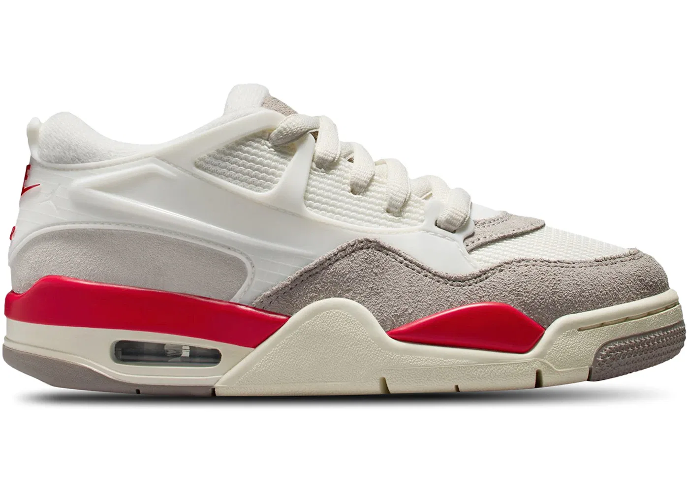 Детские кроссовки Lifestyle Jordan 4 RM Jordan, Sail/College Grey/Coconut Milk/Fire Red