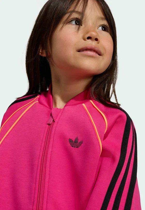 Детский спортивный костюм Adidas Originals, черный/оранжевый — фото 3