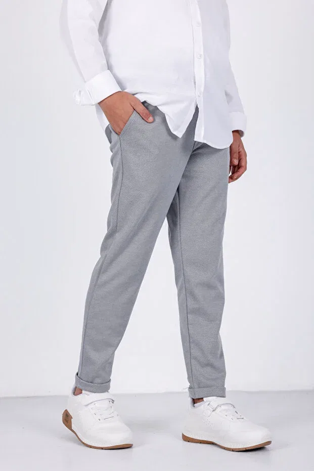 Детские джоггеры для мальчиков хлопковые 2Moda, Gray - Black 3Moda — фото 2