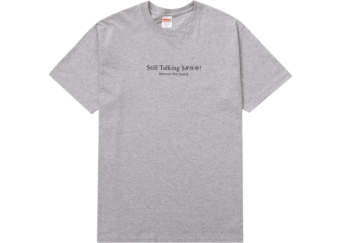 Мужская футболка Supreme Still Talking Tee, Heather Grey