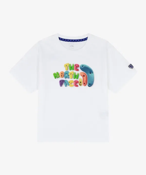 Футболка с коротким рукавом Color Pass, The North Face Kids, белый