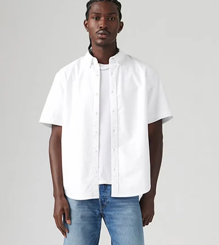 Рубашка с коротким рукавом классическая Levi'S, нейтральный