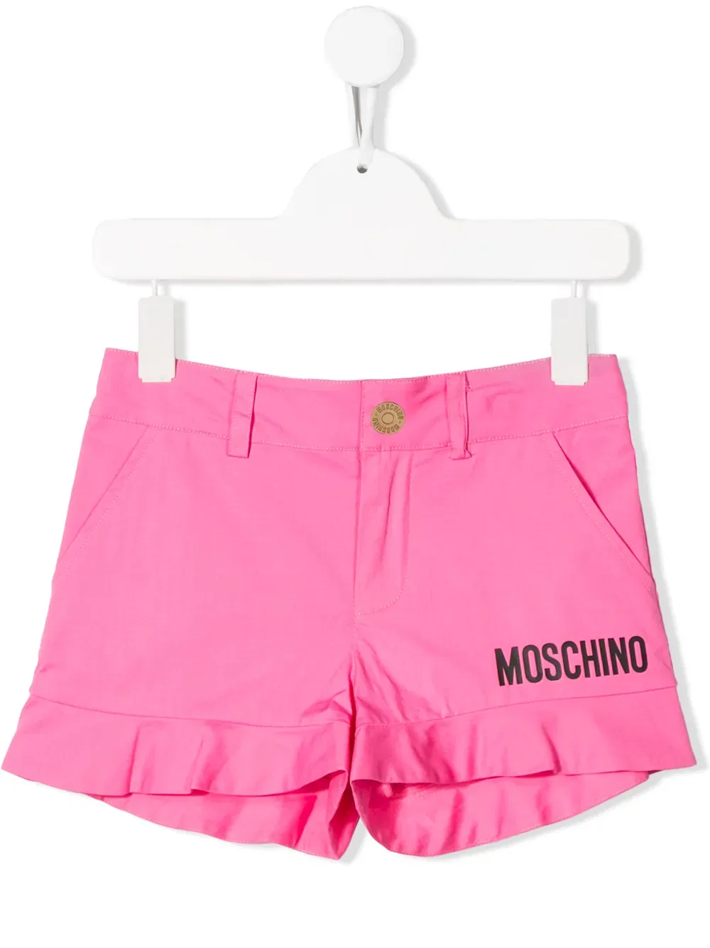 Шорты повседневные Moschino Kids, розовый