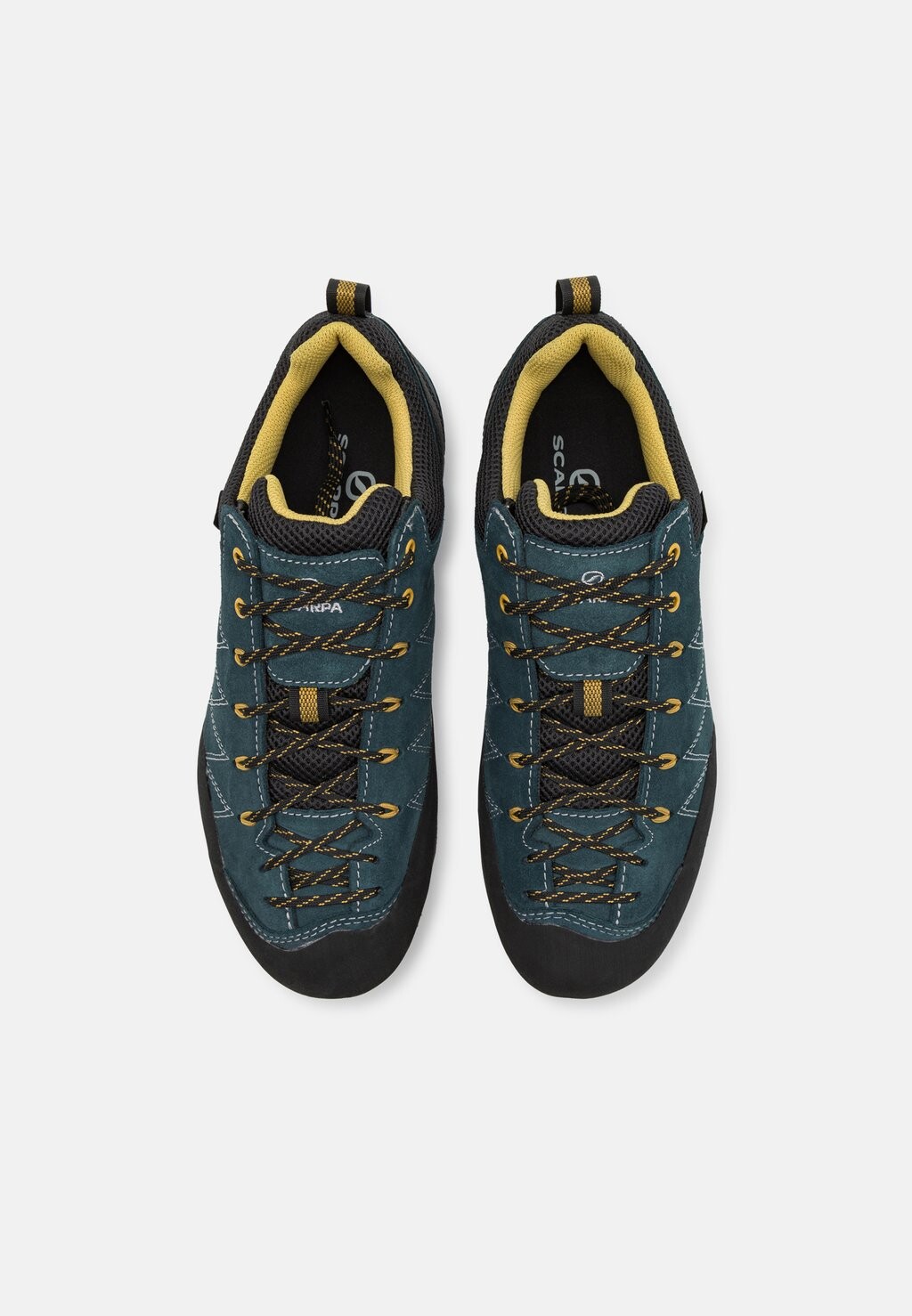 Походные кроссовки CRUX GTX Scarpa, цвет petrol/mustard — фото 4