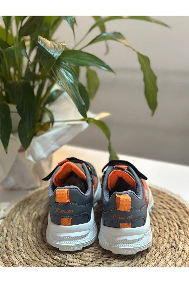 Детские кроссовки для мальчиков текстильные Almerakids, Orange — фото 3