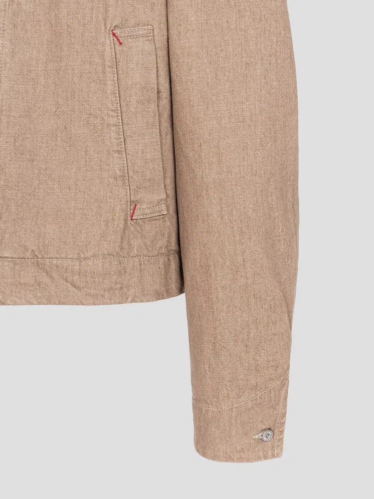 Куртка джинсовая La Veste De-Nimes Mirada JACQUEMUS, Beige — фото 4