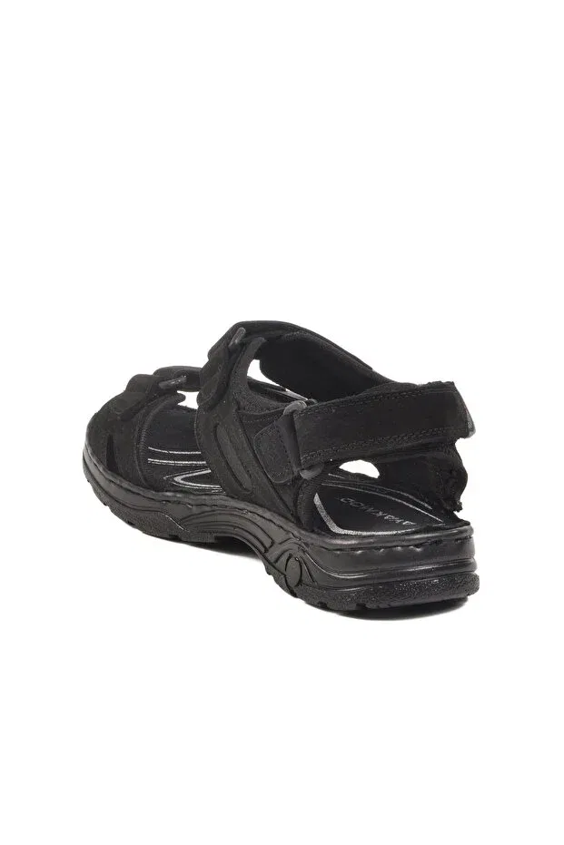 Детские сандалии для мальчиков с коротким каблуком Black Nubuck, Generic Brands, Black Nubuck — фото 4