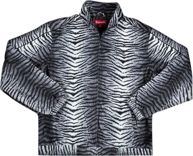

Куртка Supreme Tiger Stripe Track Jacket 'White', белый