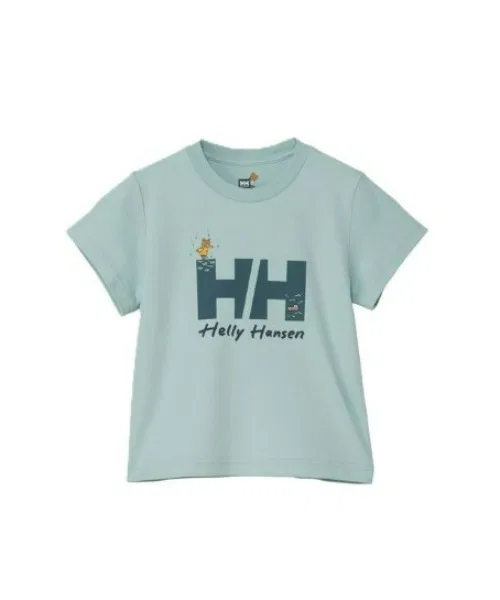 Детская футболка с коротким рукавом и принтом Helly Bear HELLY HANSEN, Green — фото 4