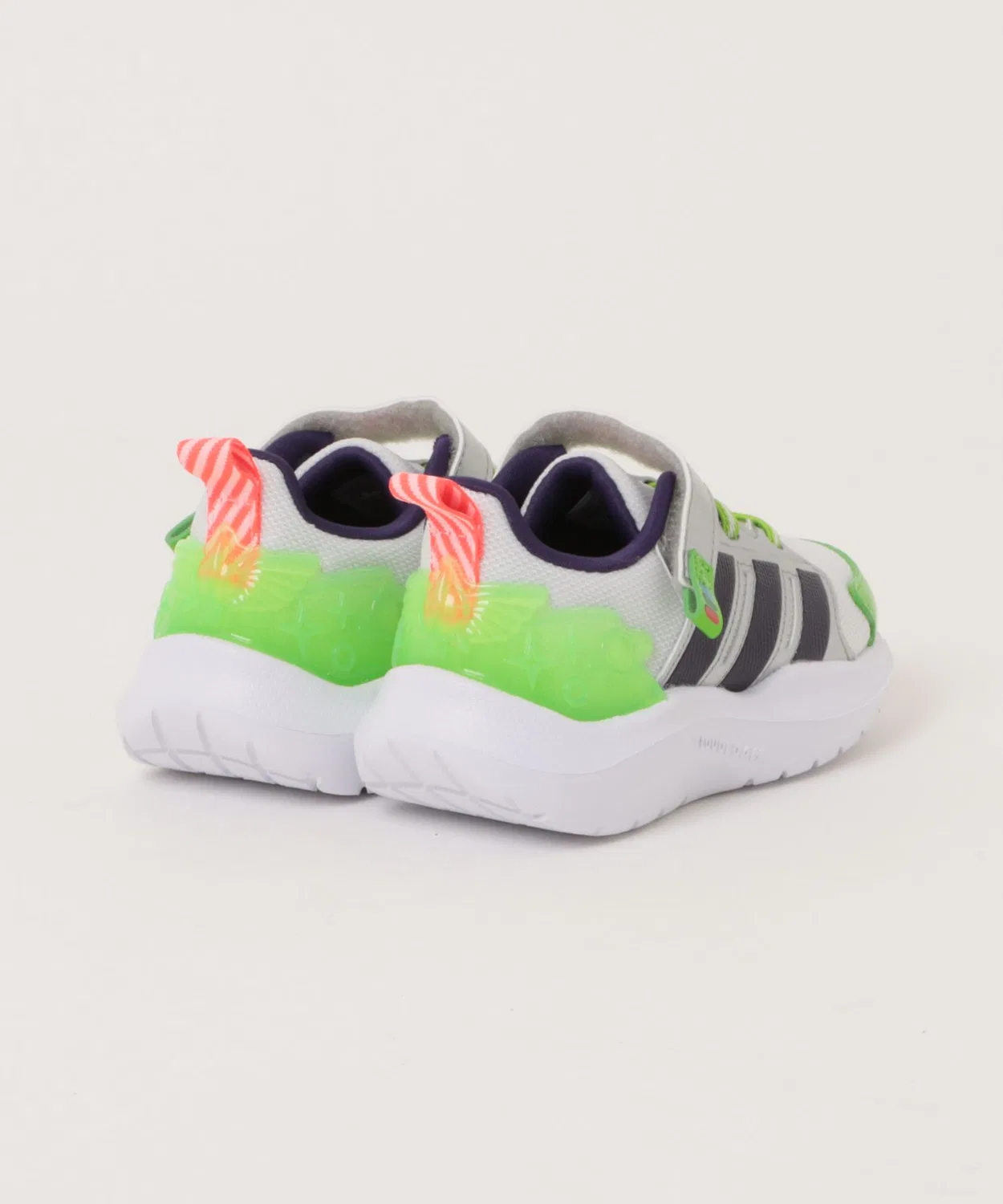 Детские кроссовки с LED-подсветкой Lightorama RNR Buzz Adidas, White — фото 2