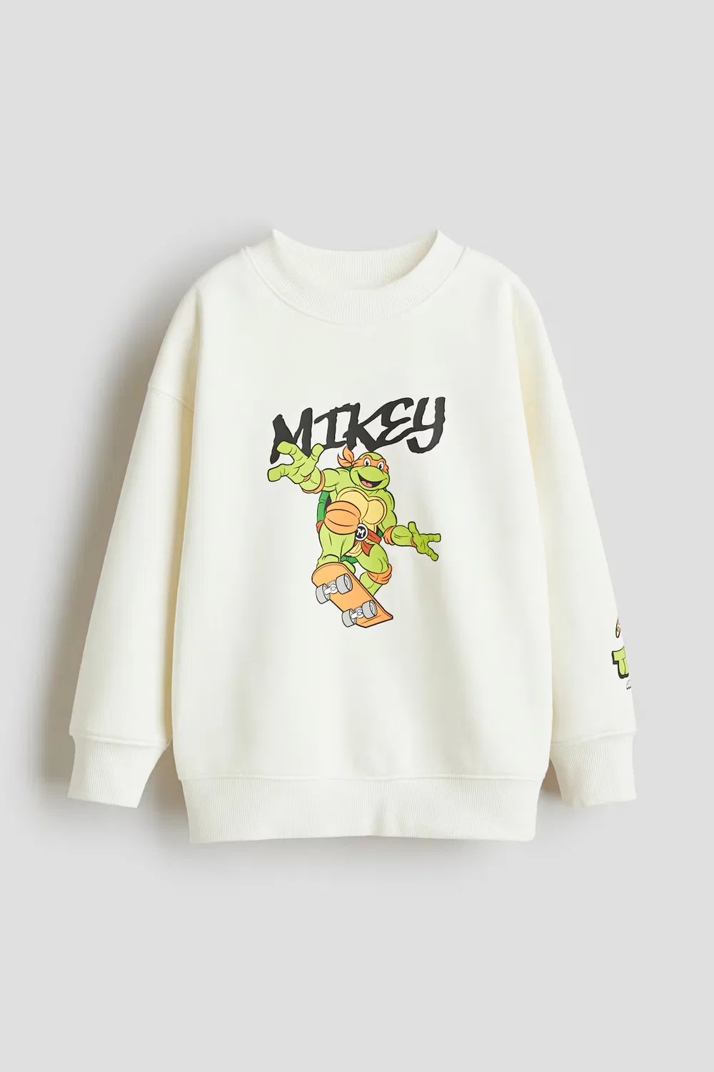Толстовка с принтом H&M, Cremefarben/Tmnt
