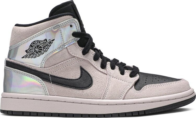 Кроссовки Wmns Air Jordan 1 Mid Iridescent, розовый
