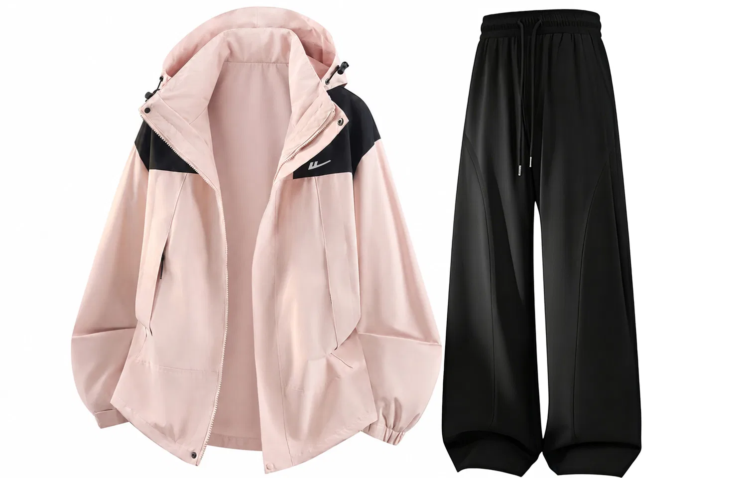 Детский комплект ветровка и брюки с капюшоном, в стиле милитари, Windbreaker Jacket & Pants Sets, WARRIOR