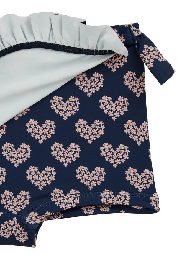 Купальник с цветочным принтом Set - bikini We Fashion, dark blue, темно-синий — фото 3
