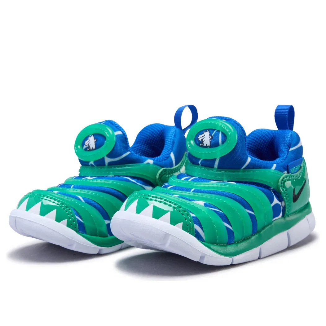 Детские кроссовки Nike Dynamo Free Lils Stadium Green Game Royal, зеленый — фото 2