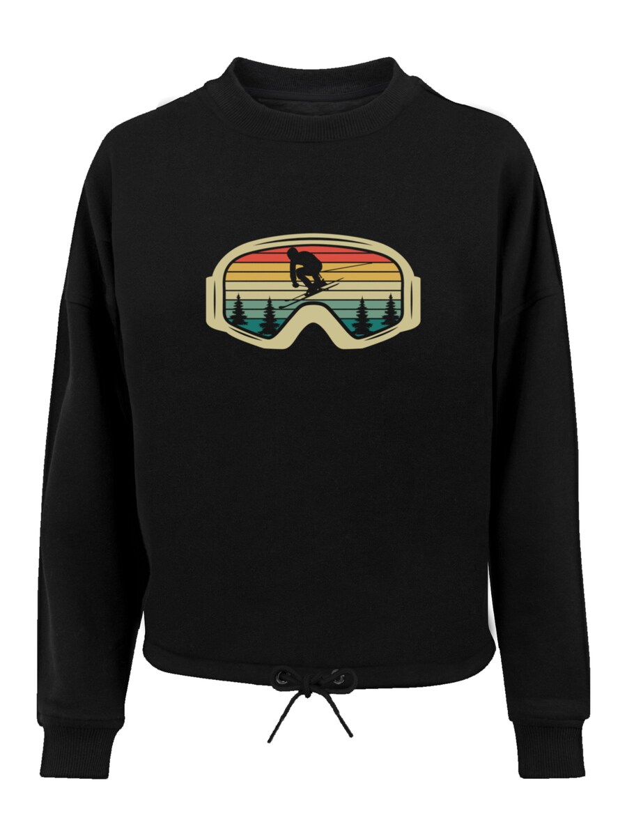 

Толстовка F4NT4STIC Retro Skibrille Wintersport, Black