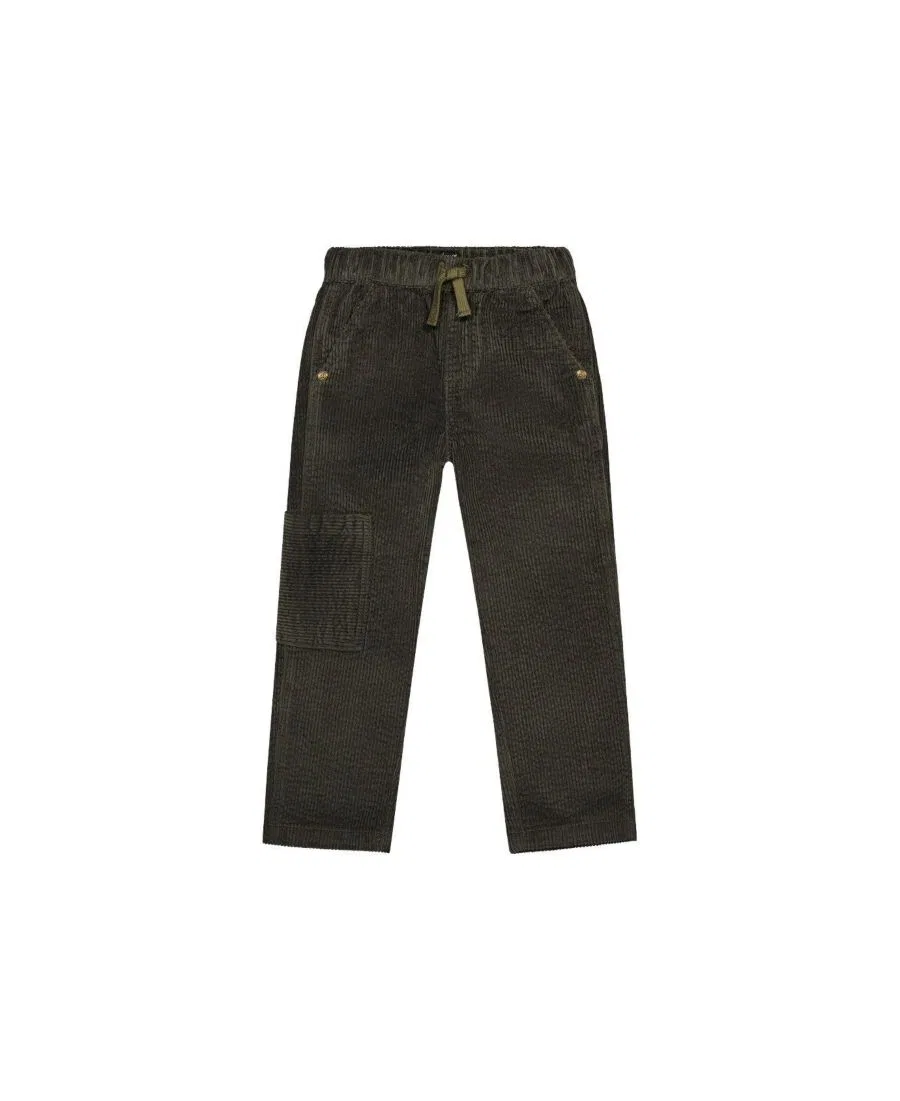 Штаны из вельвета с карго-карманом Boys Must-Haves Deux par Deux, Dark Grey