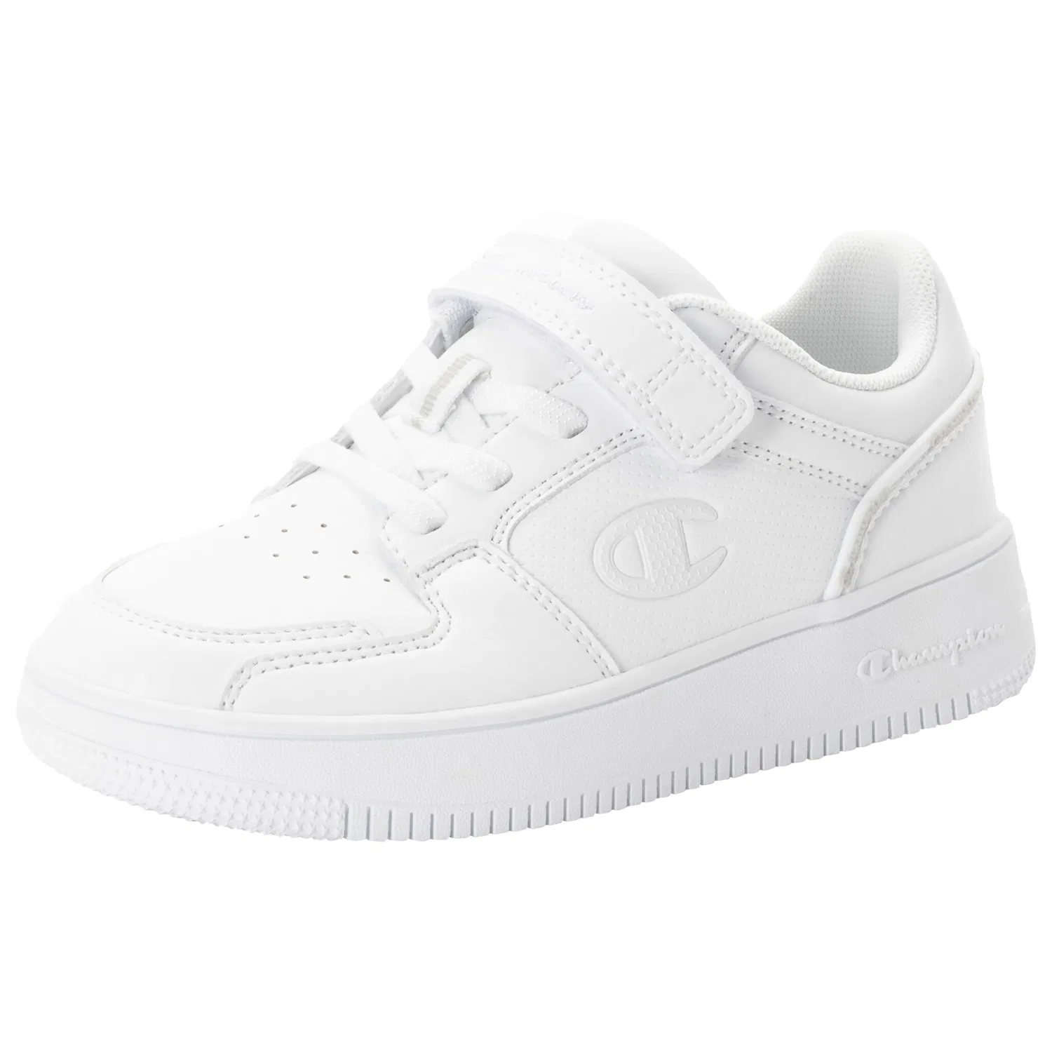 Детские кроссовки с липучками Champion, White