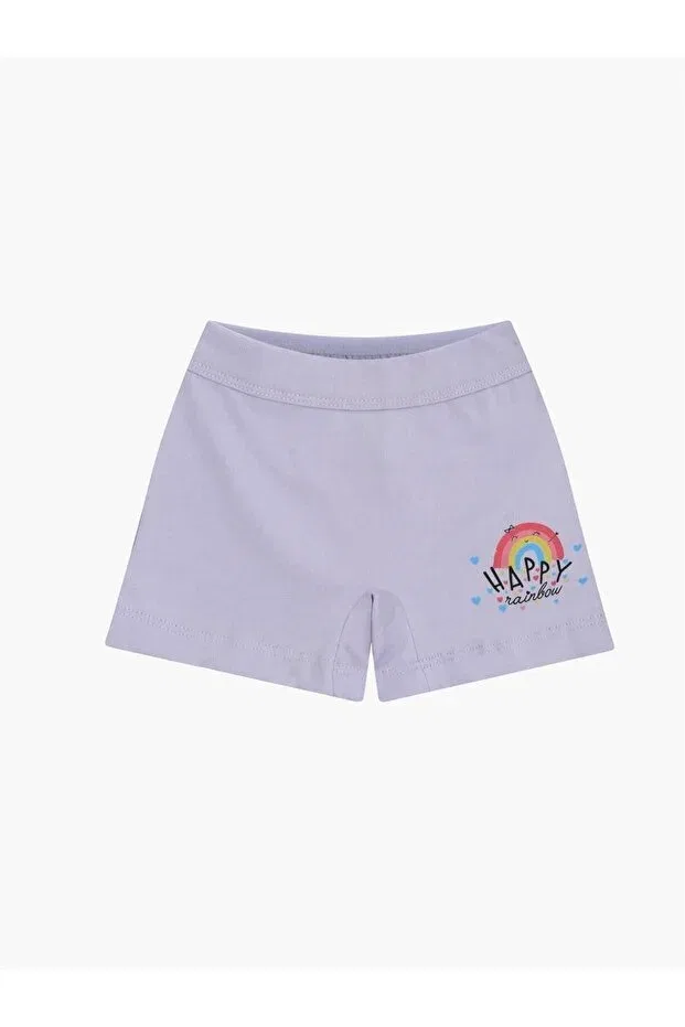 Детские трусы-боксеры для девочек хлопковые набор 3 шт Set of 3 rainbow cotton boxer shorts for girls Vitmo, Mixed — фото 4