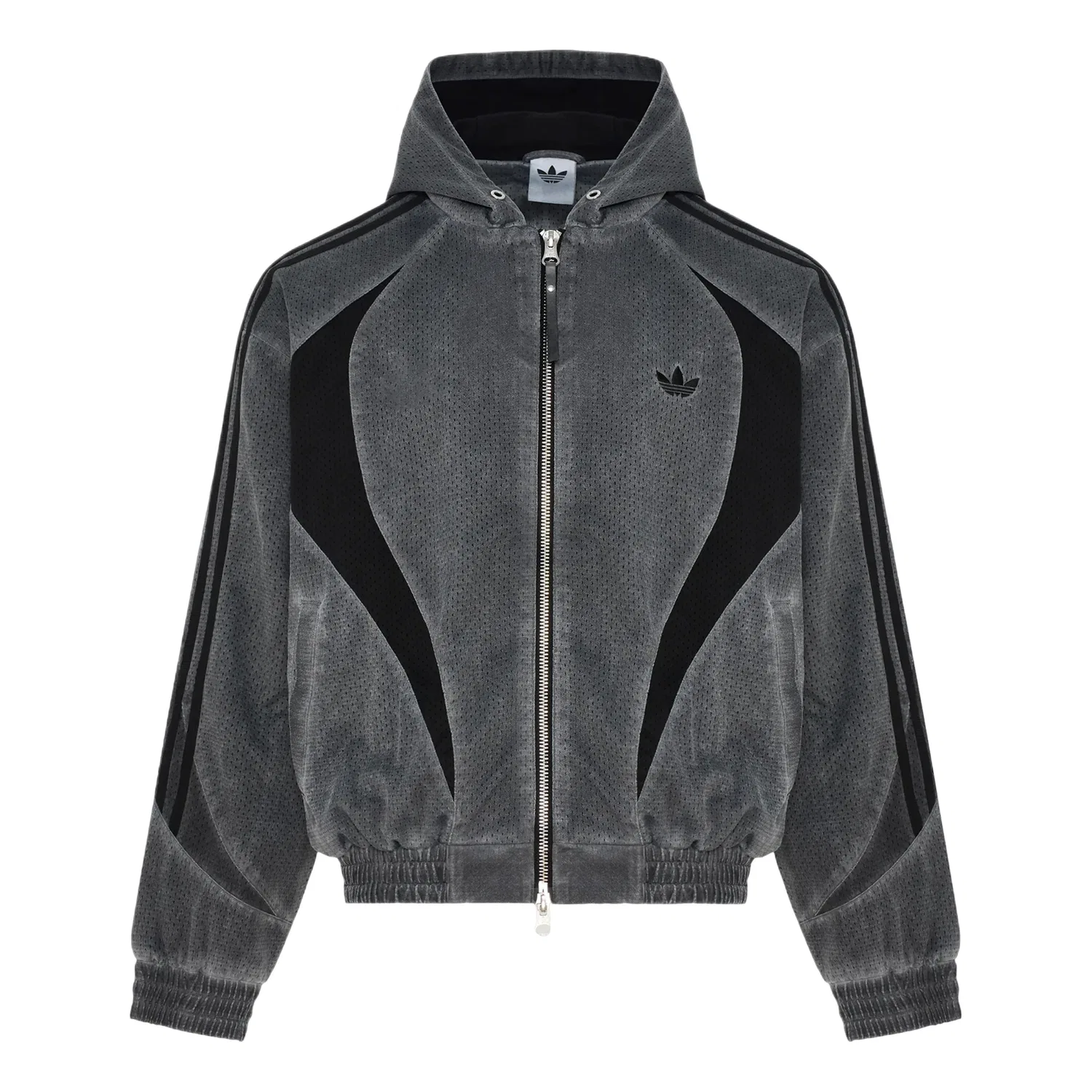 Мужская куртка Street M Mesh Jacket Asia Sizing 'Dark Grey' adidas, Dark Grey