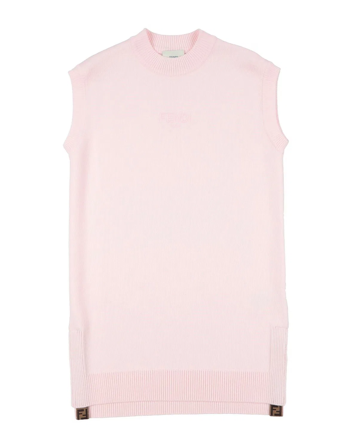Детское платье для девочек шерстяное Fendi, Light Pink