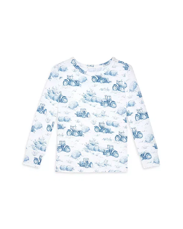 Детское пижамное комплект для мальчиков Hudson Classic Pajama Set Posh Peanut, синий — фото 2