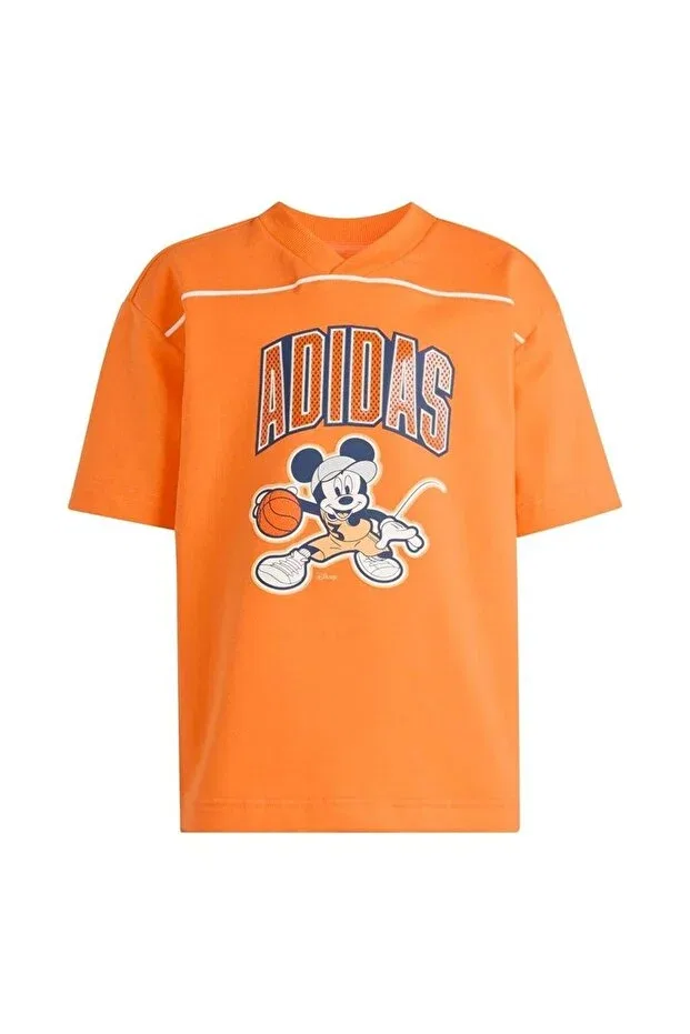 Детская футболка для девочек хлопковая Adidas, Orange