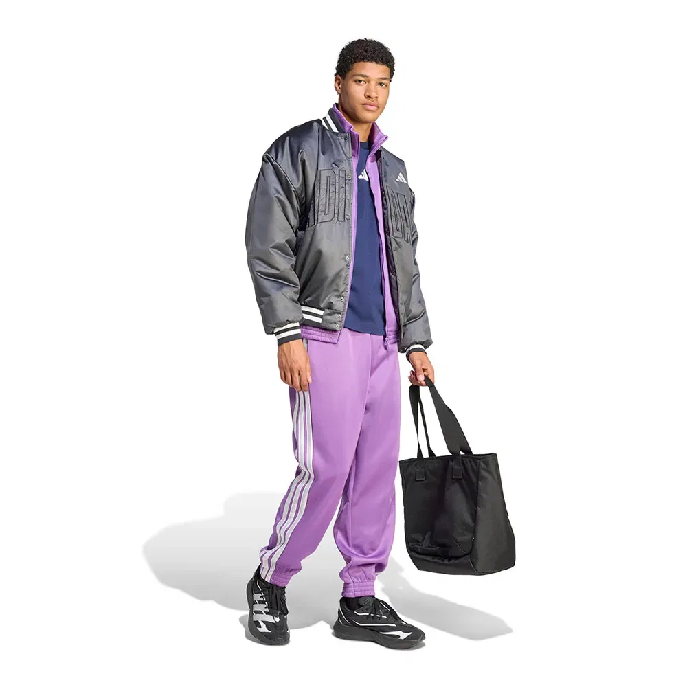 Мужская куртка-бомбер с утеплителем Climawarm Adidas Stadium Insulated, Grey — фото 4