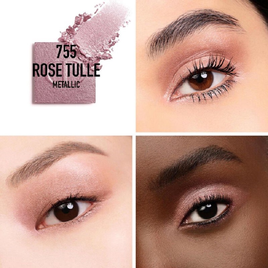 Тени для век Dior Diorshow Mono Couleur Metal Mettalic, 755 Rose Tulle — фото 2