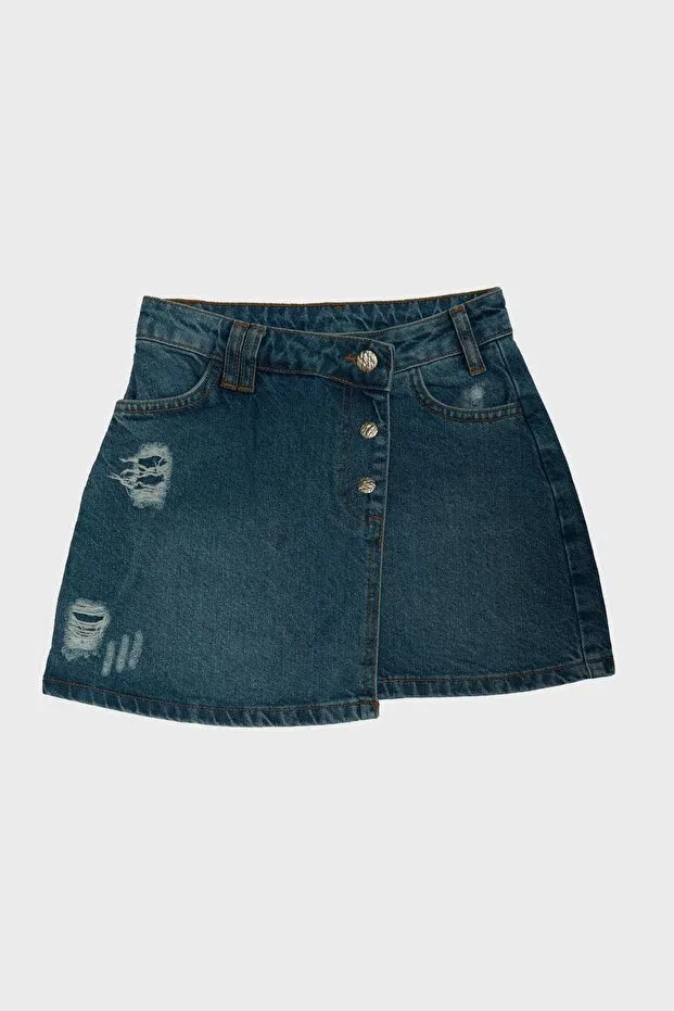 Детские шорты для девочек хлопковые Tyess, Navy Blue