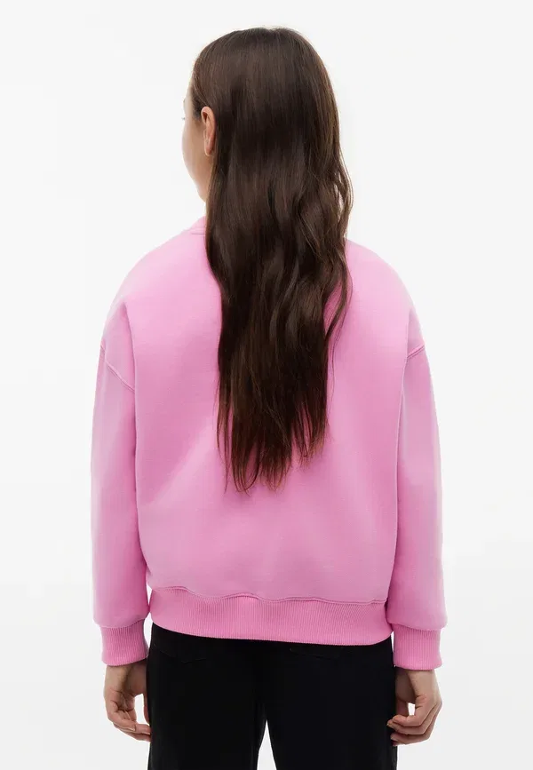 Свитшот с принтом Sweatshirt Tommy Hilfiger, Pink Daisy, розовый — фото 3