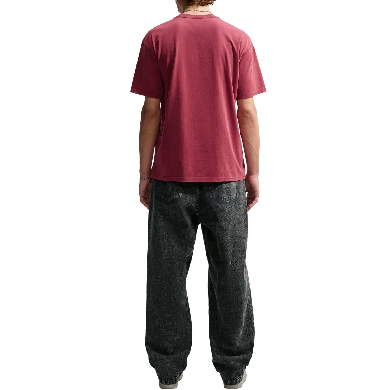 Мужская футболка хлопковая Nike Sportswear Team Red, красный — фото 3