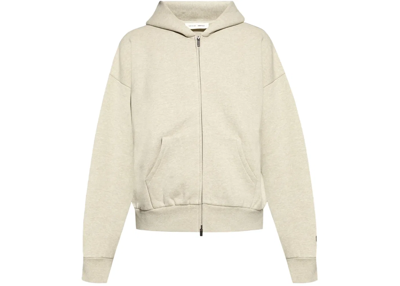 Мужская худи на молнии Fear of God Essentials Hoodie, Heather Stone
