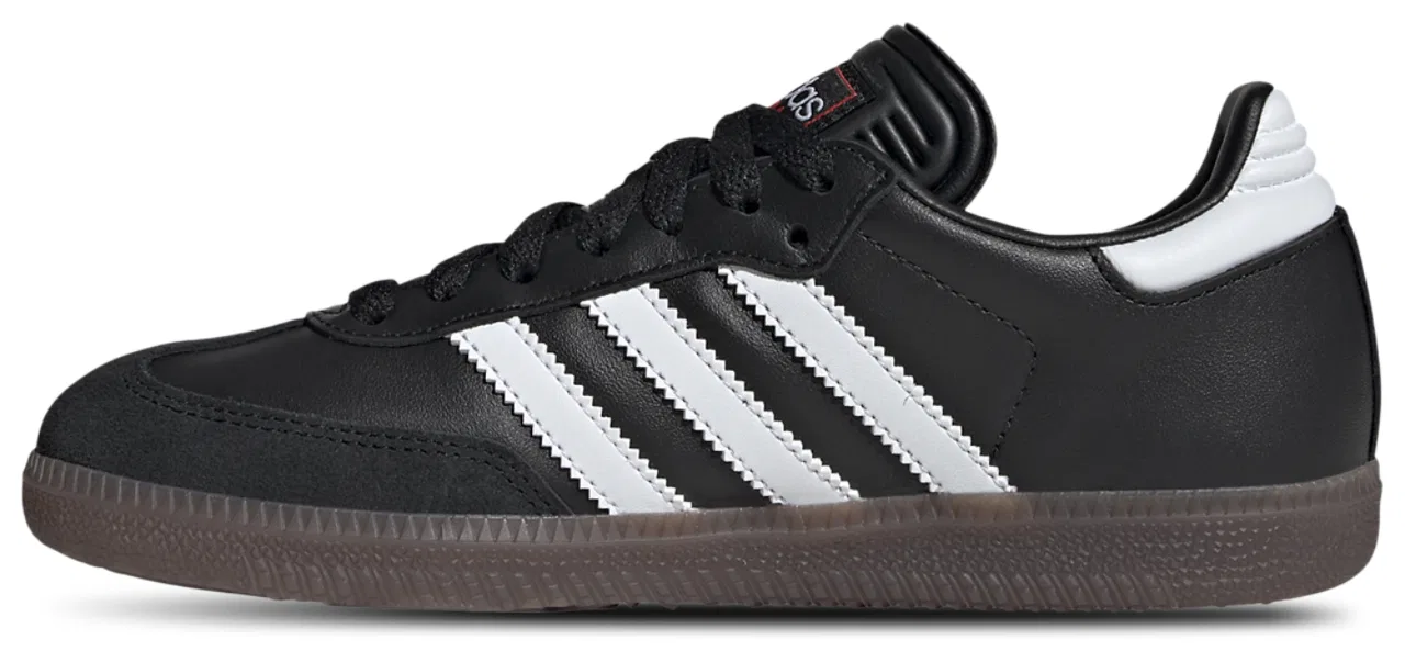 Кроссовки для мальчиков Samba Adidas, черный/белый — фото 2